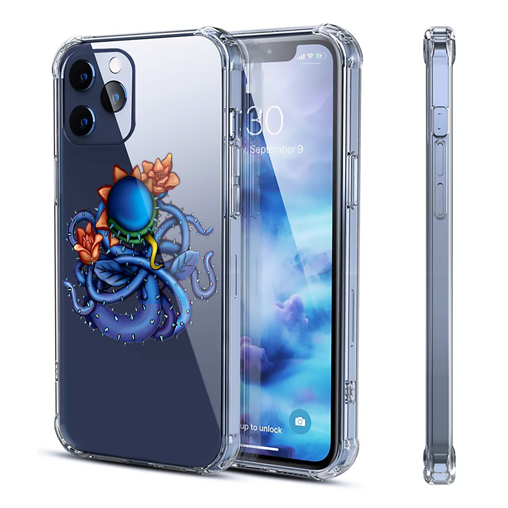 （画像用） 遊☆戯☆王 Yu-Gi-Oh! 【iPhone 12シリーズ対応】透明スマホケース（クリアソフトケース）